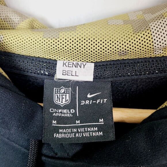 Nike Arizona Cardinals Salute To Service Hoodie M Black Team Issue Kenny Bell - Picture 6 of 9